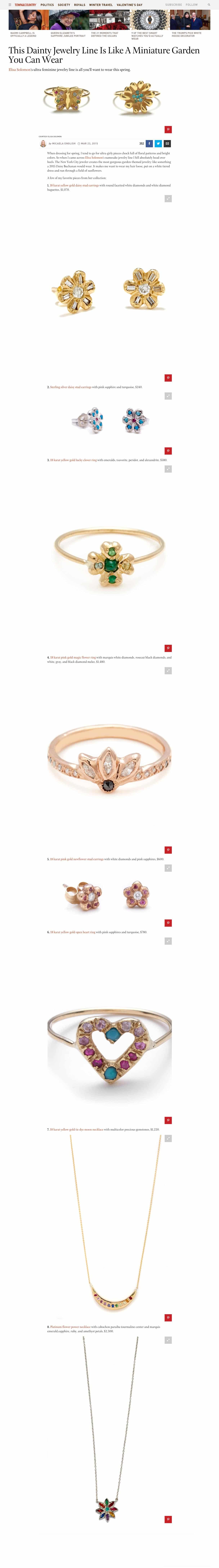 town and country march 2015 elisa solomon jewelry