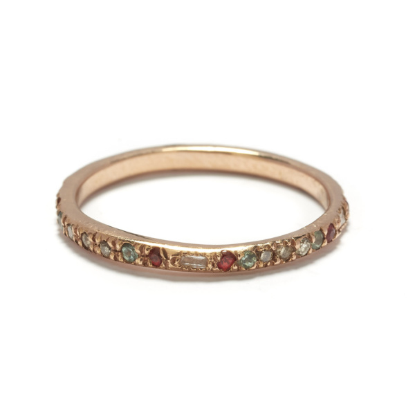 Orange Sapphire Band