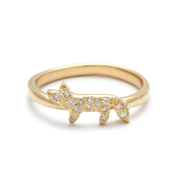 Diamond Melee Fox Ring