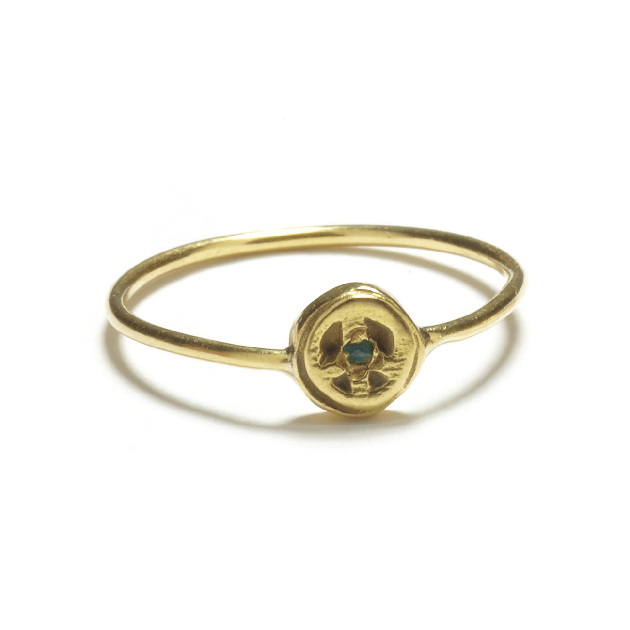 Peace Disk Ring - Elisa Solomon Jewelry
