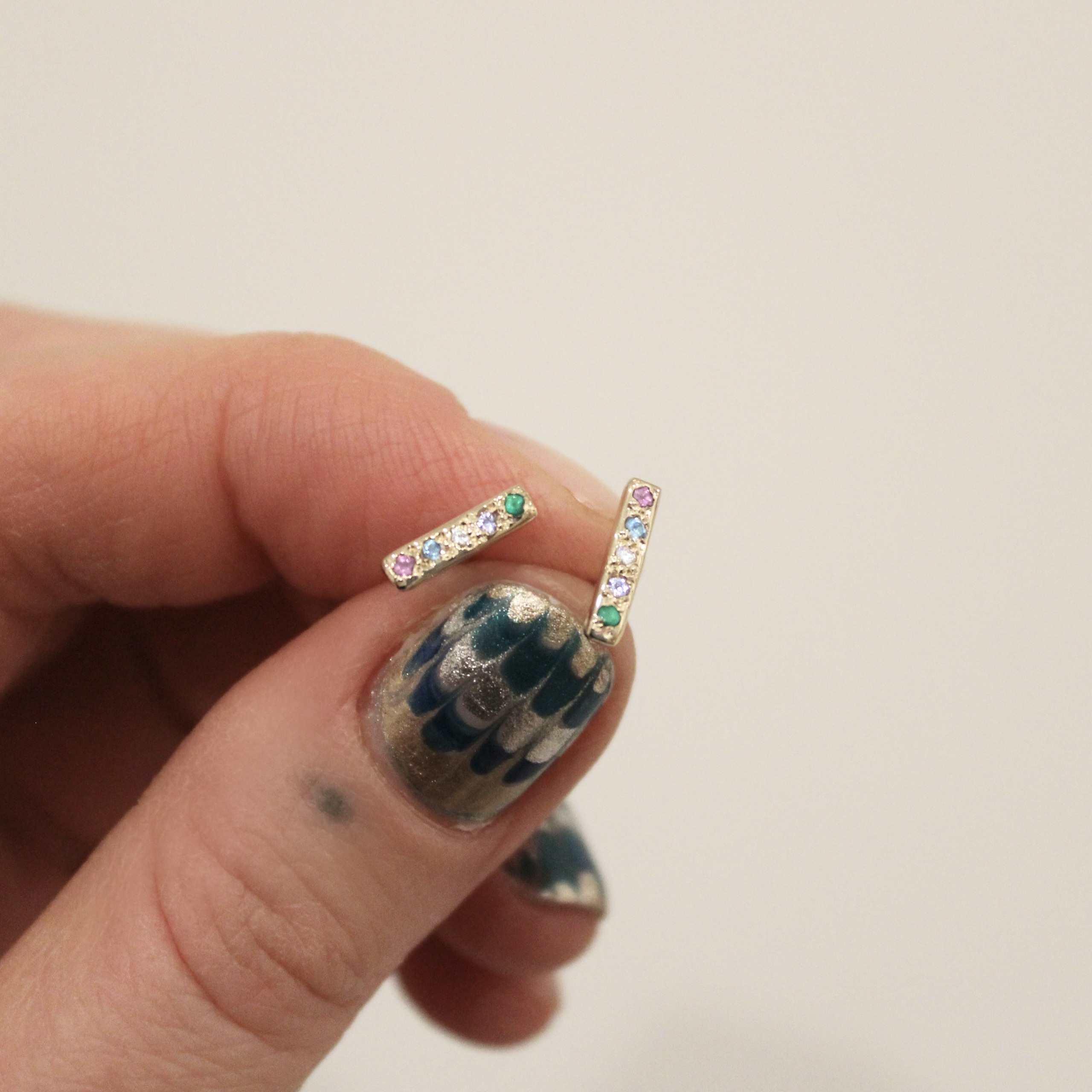 Custom Skinny Bar Studs