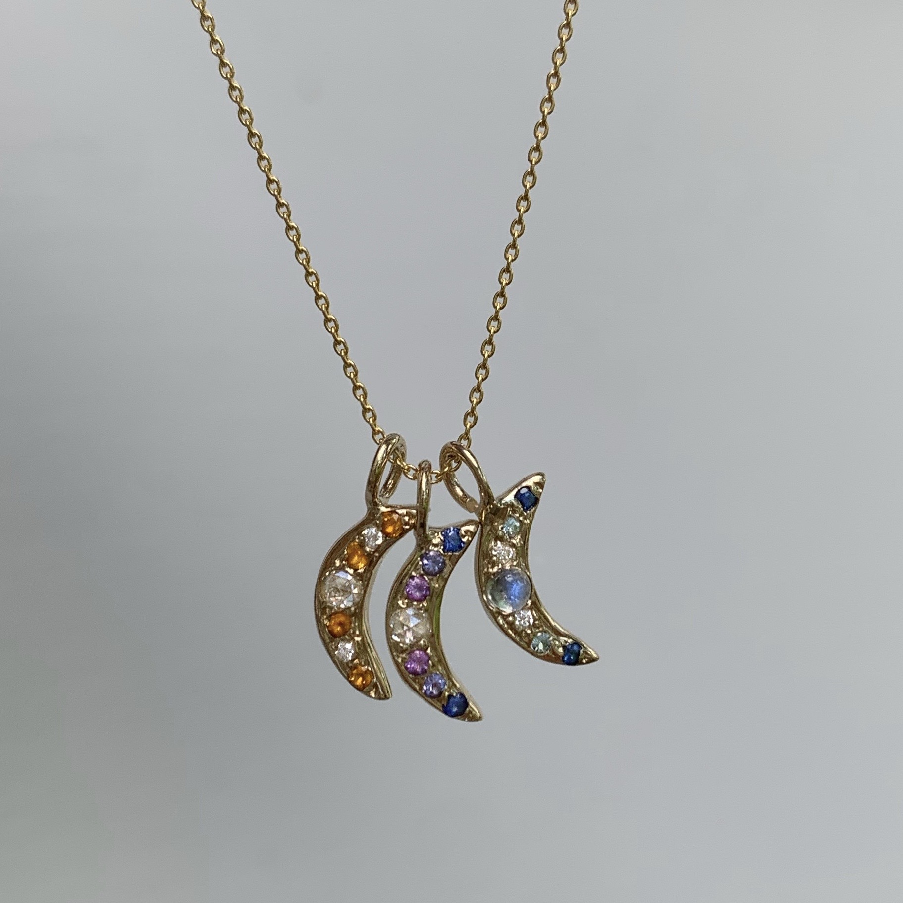 Custom Mini Moon Charm