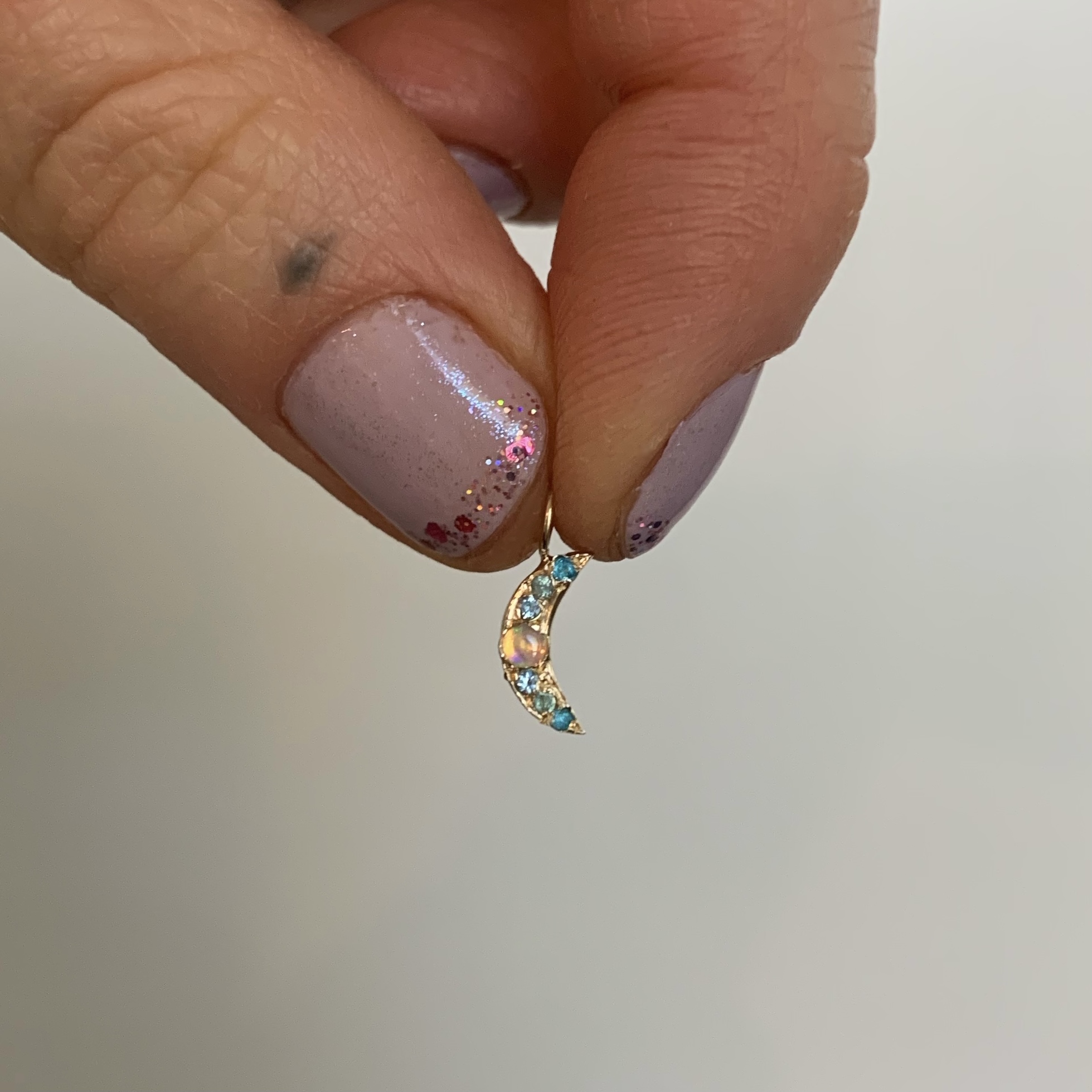 Custom Mini Moon Charm