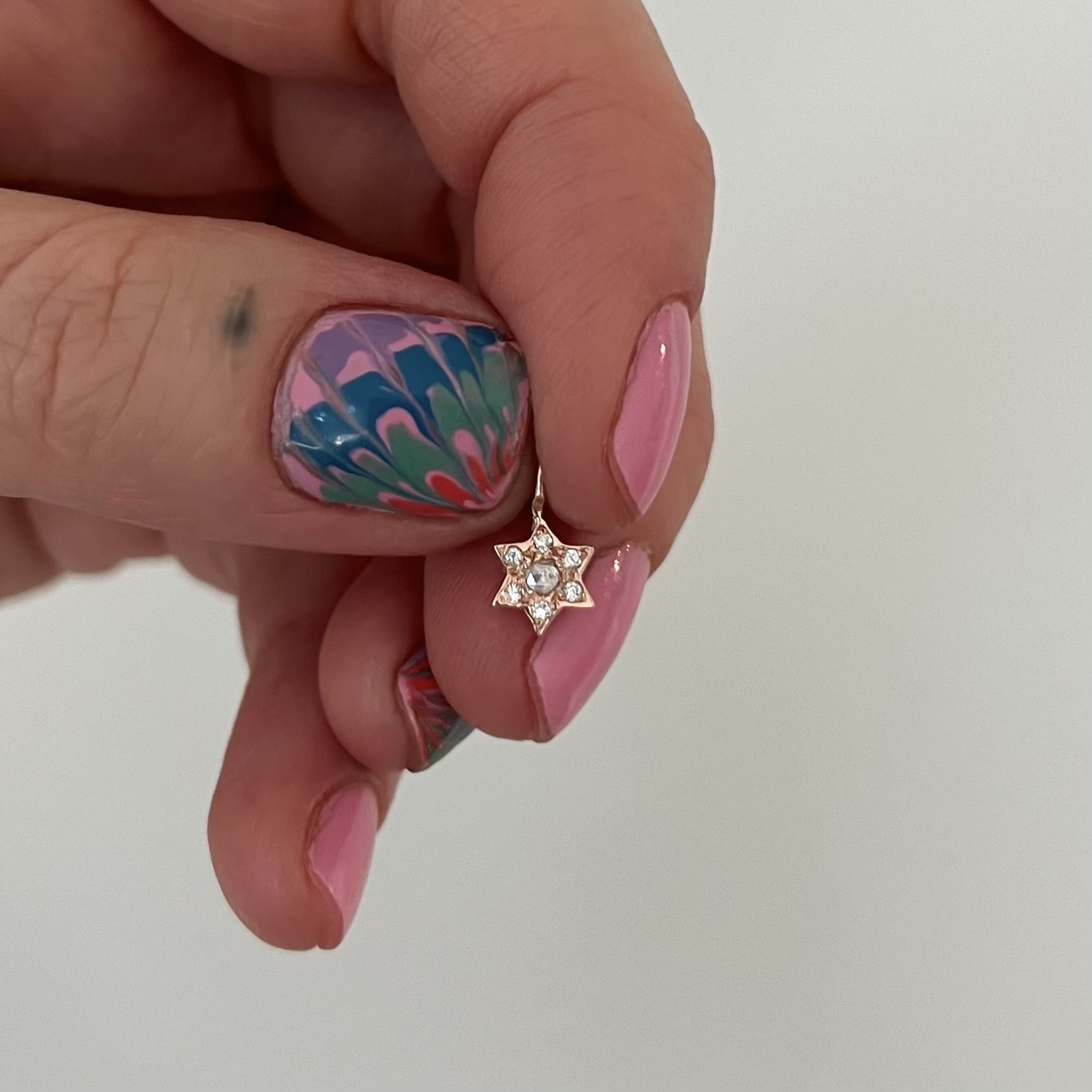 Custom 6 Point Star Charm