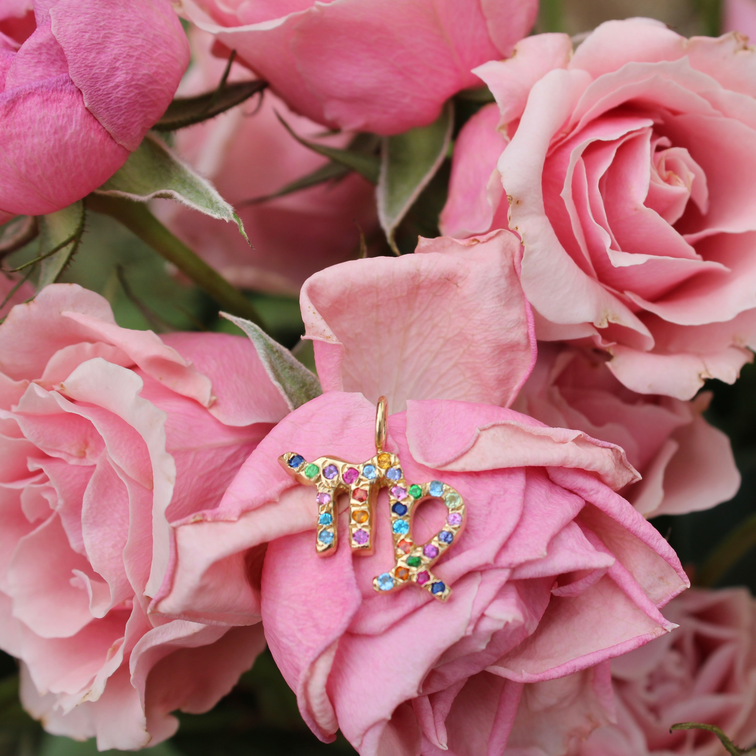 virgo jewelry gold gemstone diamond charms
