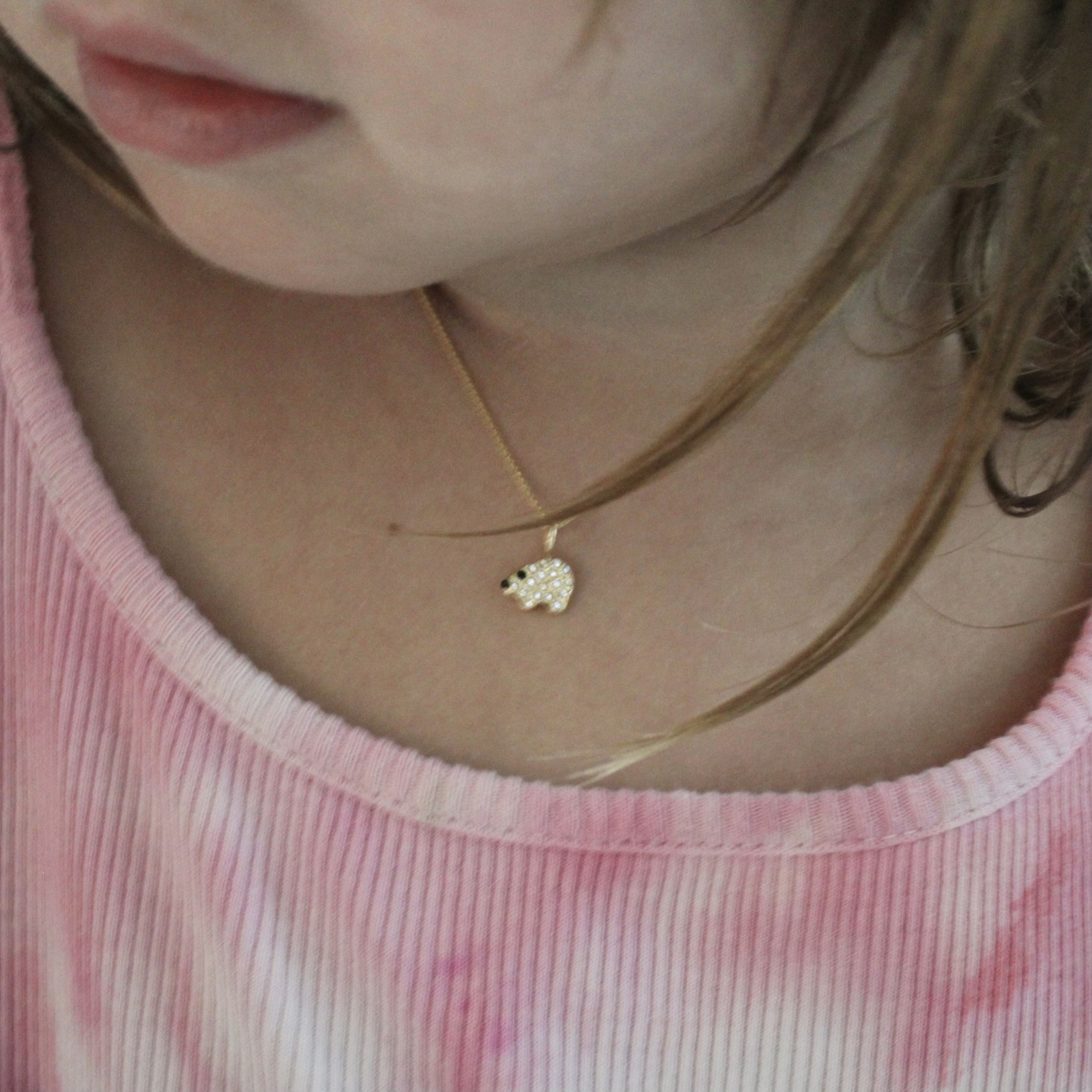 wearing-the-polar-bear-charm-necklace