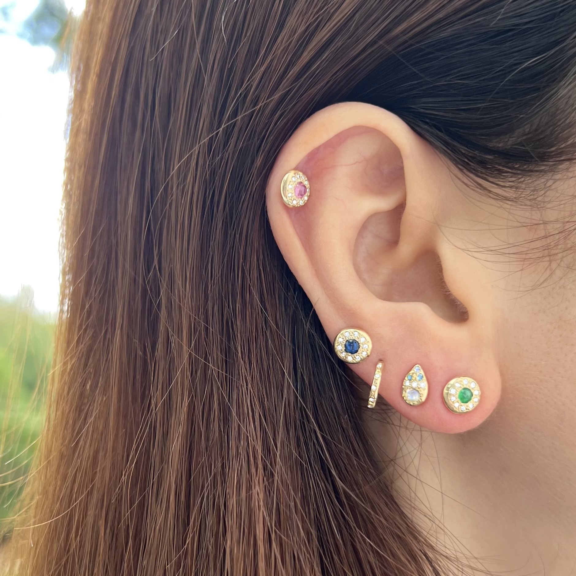 Raindrop Studs