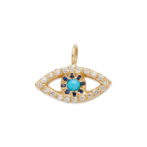 Birthstone Eye Charm