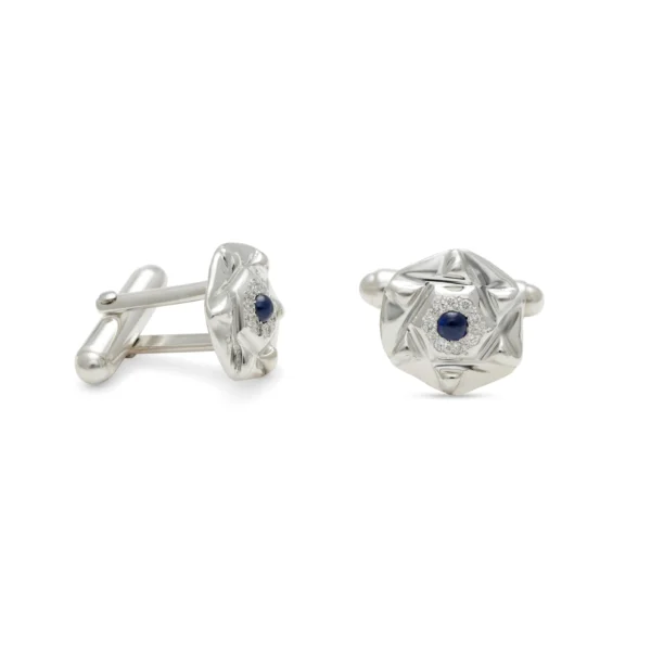 Sterling Silver Star Cufflinks